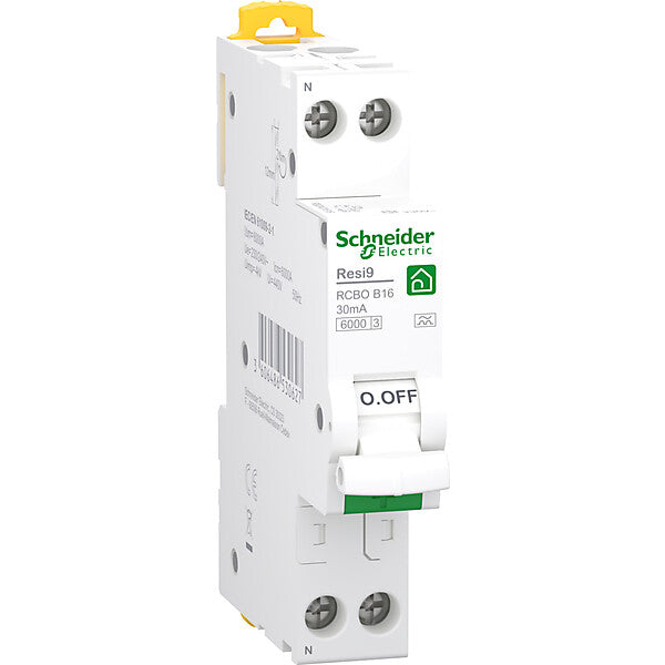 Schneider Electric FI/LS-Schalter Resi9 1P+N, 16A R9DX01616